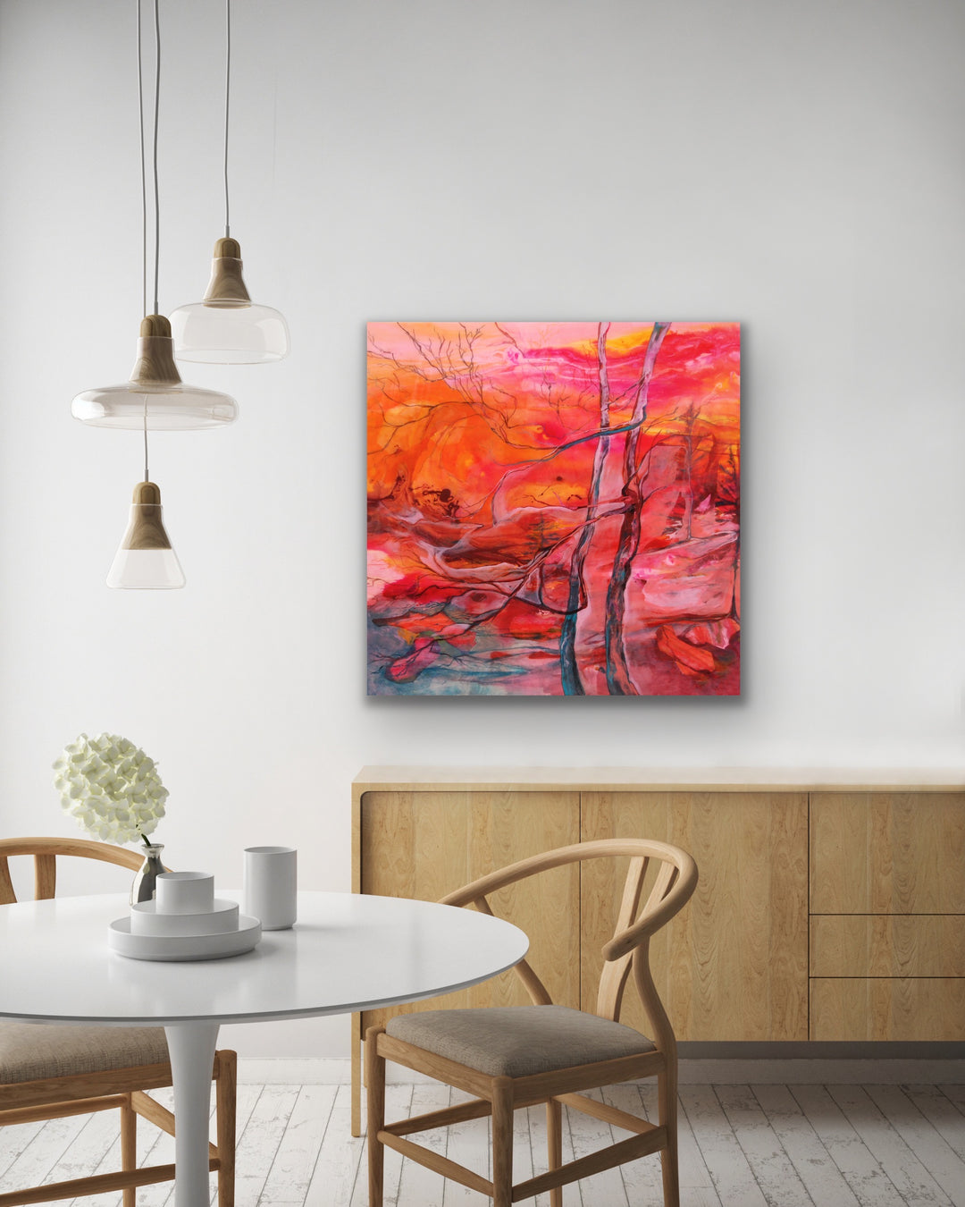 THE PINK OUTSIDE MY WINDOW