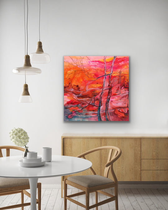 THE PINK OUTSIDE MY WINDOW